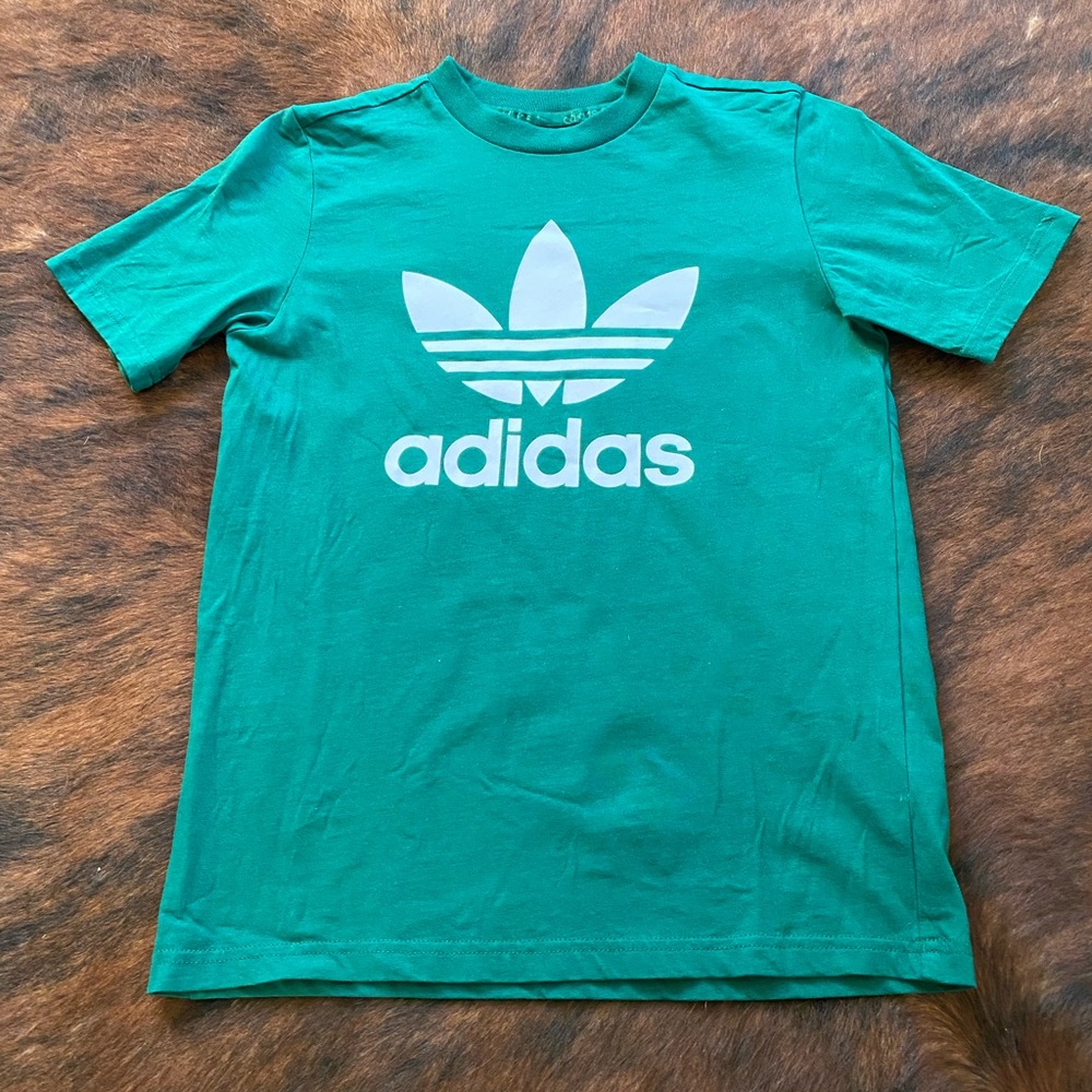 Adidas Kelly Green Tee XS/11-12Y